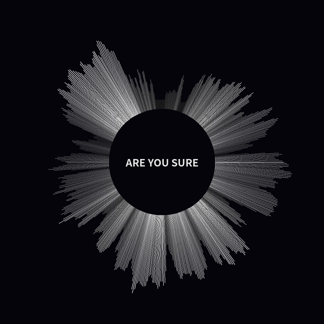 The shape of ARE YOU SURE