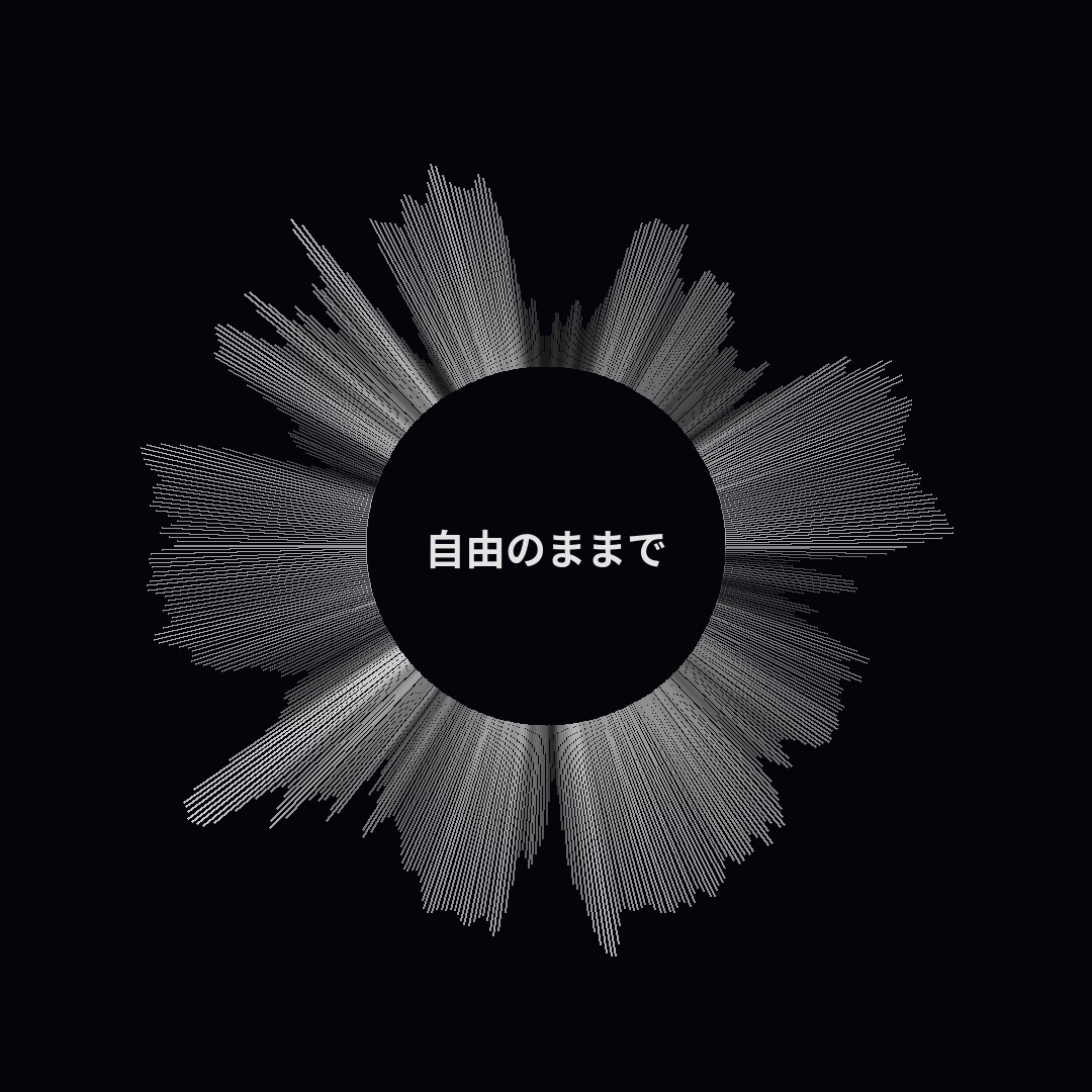 The shape of 自由のままで