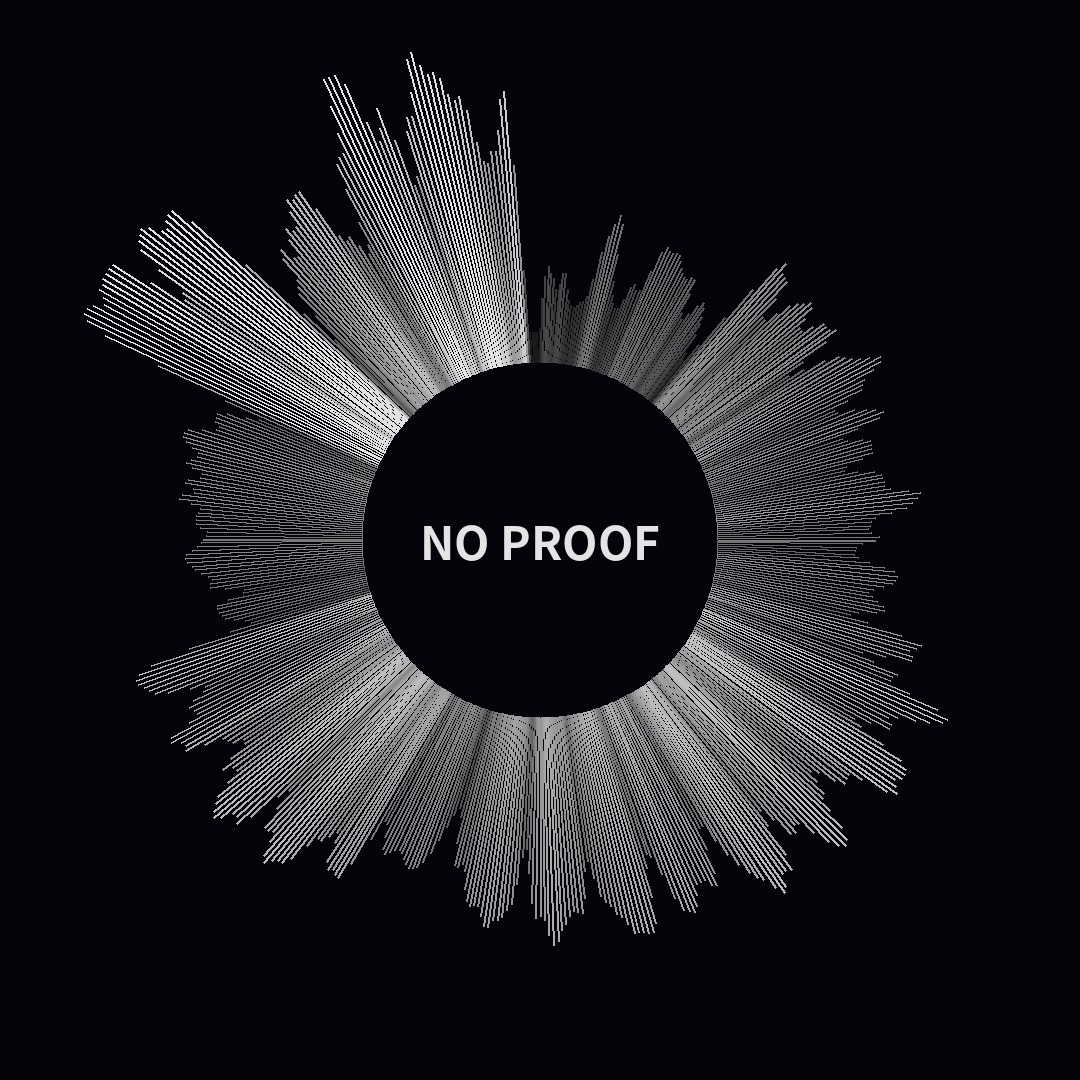 The shape of NO PROOF